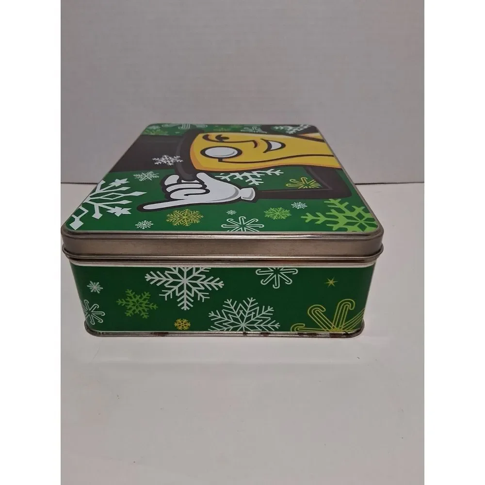 Vintage Mr. Peanut Planters Nuts Christmas Tin 9 x 7 - Picture 3 of 7